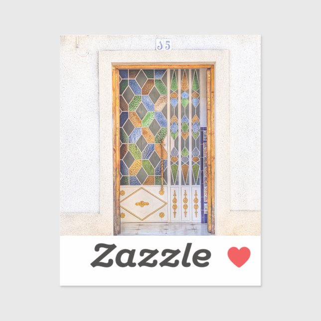 Jerez Door Aufkleber (Blatt)