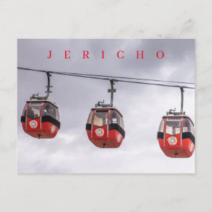 Jericho Kabelbahn-Ansicht Postkarte
