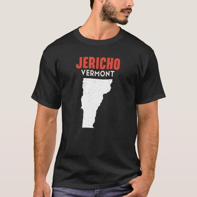 Jericho Vermont USA Staat America Travel Vermonter T-Shirt (Vorderseite)