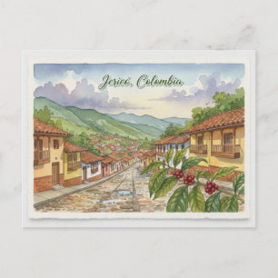 Jericó Colombia Postcard Postkarte