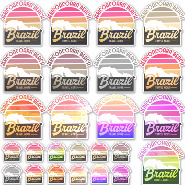 Jericoacoara Beach Brasilien Aufkleber (Vorderseite)