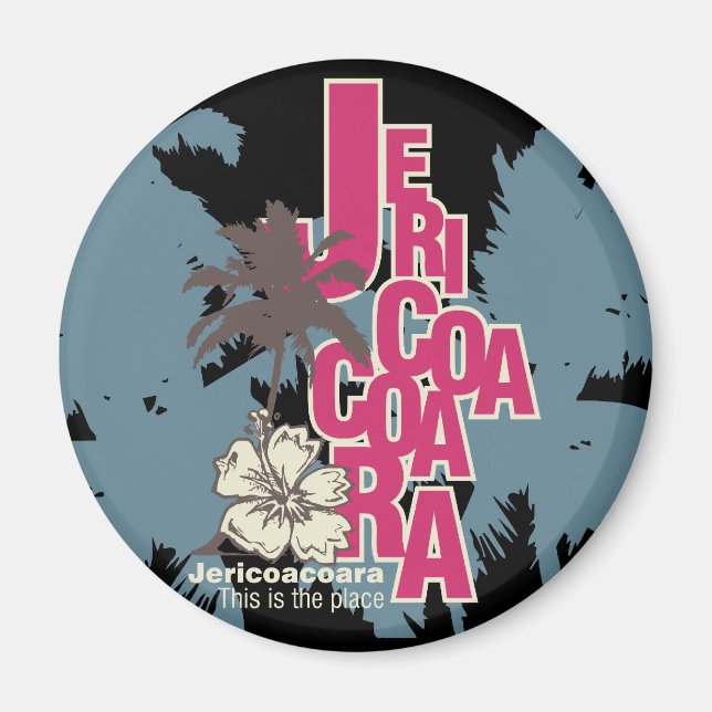Jericoacoara T - Shirt und Geschenke Magnet (Vorne)