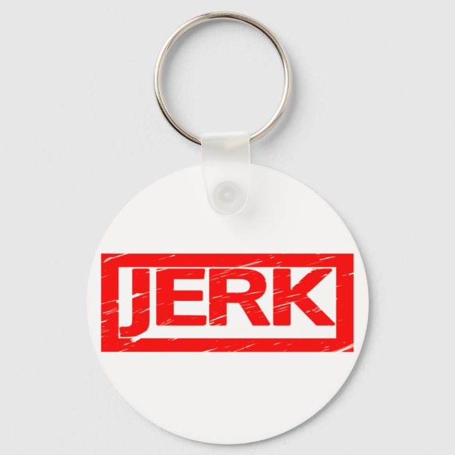 Jerk Briefmarke Schlüsselanhänger (Vorderseite)