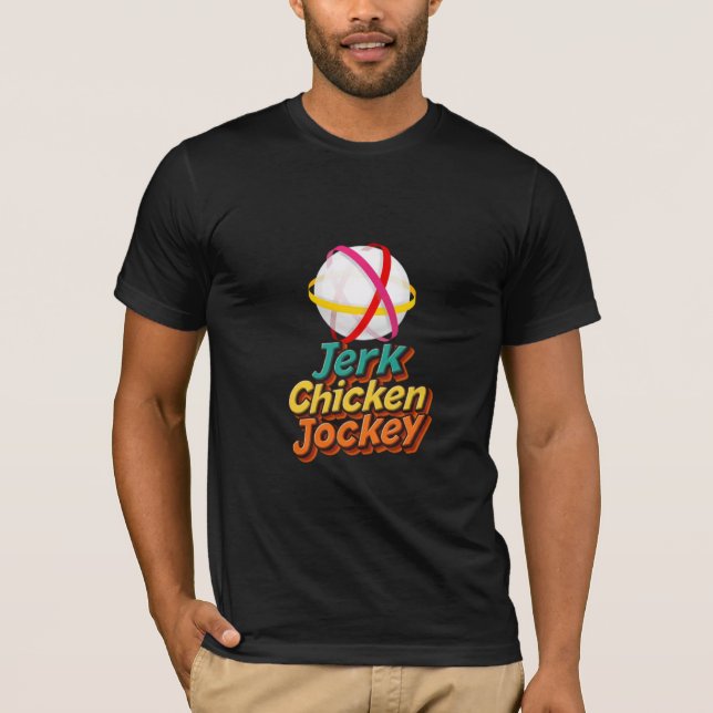 Jerk Chicken Jockey T-Shirt (Vorderseite)