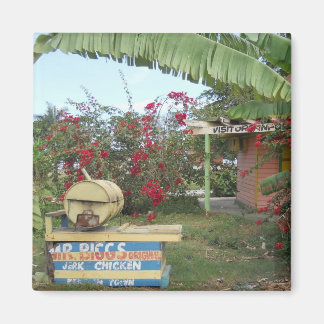 Jerk Chicken Stand in Negril, Jamaika 2011 Magnet