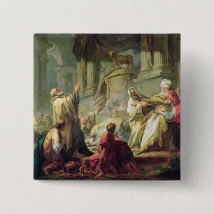Jeroboam, das des goldenen Kalbs, 1752 opfert Button