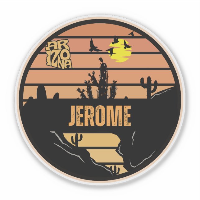 Jerome, Arizona Aufkleber (Vorderseite)