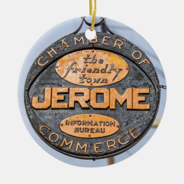 Jerome, Arizona Keramik Ornament (Vorne)