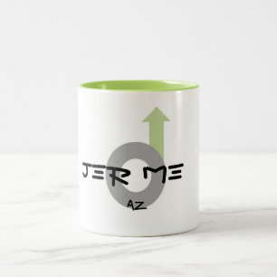 Jerome, AZ Kaffee-Tasse Zweifarbige Tasse