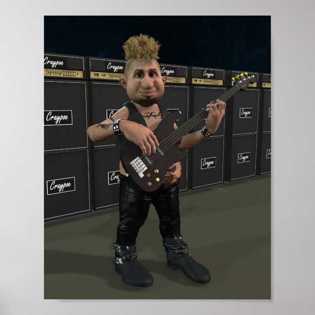 Jerome "Boom" Bloom von den Pnksters Poster (Vorne)