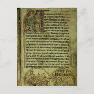 Jerome: Ein Arzt, der einen Patienten besucht Postkarte