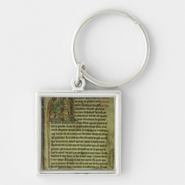 Jerome: Ein Doktor, der einen Patienten besucht Schlüsselanhänger (Vorne)