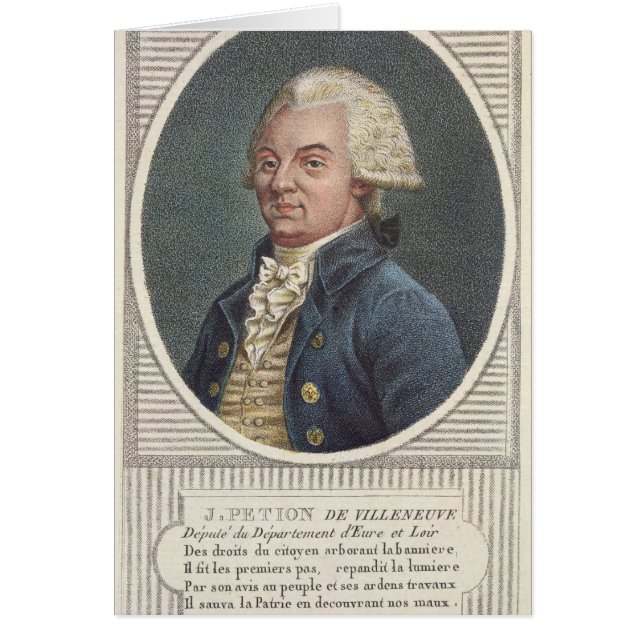 Jerome Petion de Villeneuve (Vorne)