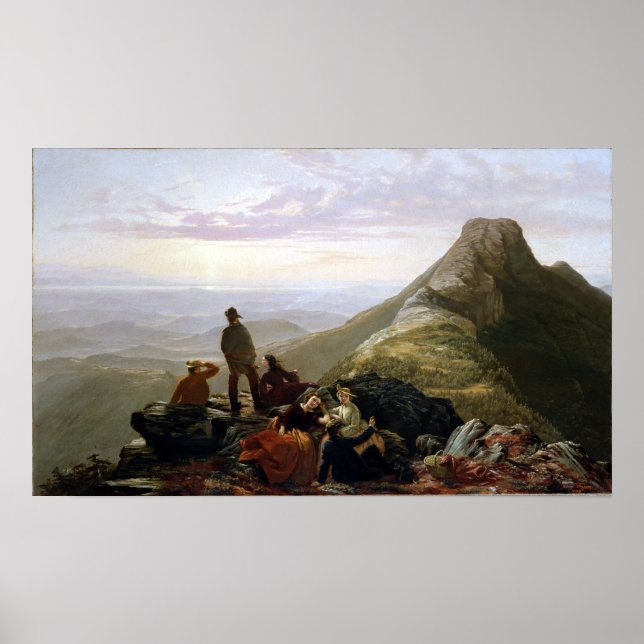 Jerome Thompson Belated Party Mansfield Mountain Poster (Vorne)