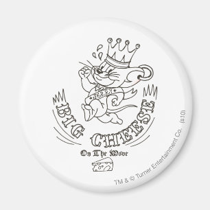 Jerry Big Cheese auf dem Mond 1 Magnet