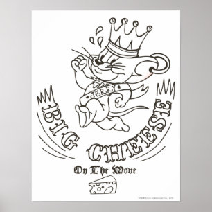 Jerry Big Cheese auf dem Mond 1 Poster