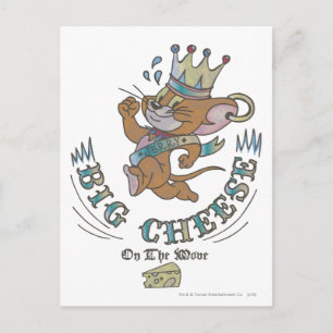 Jerry Big Cheese auf dem Mond 2 Postkarte