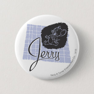 Jerry Black und Blue Script Button