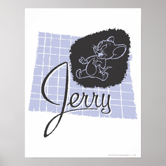 Jerry Black und Blue Script Poster (Vorne)
