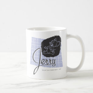 Jerry Black und Blue Script Tasse