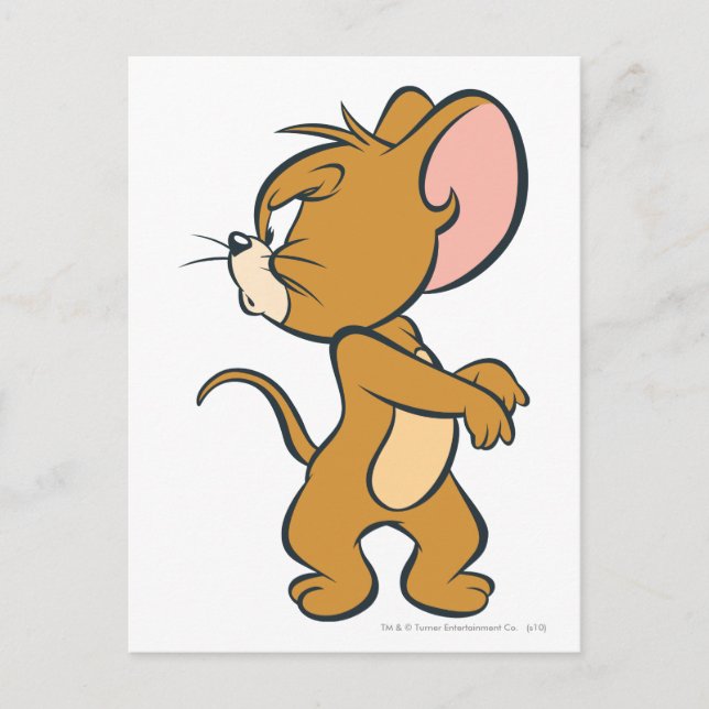 Jerry Blioking Back Annoyed Postkarte (Vorderseite)
