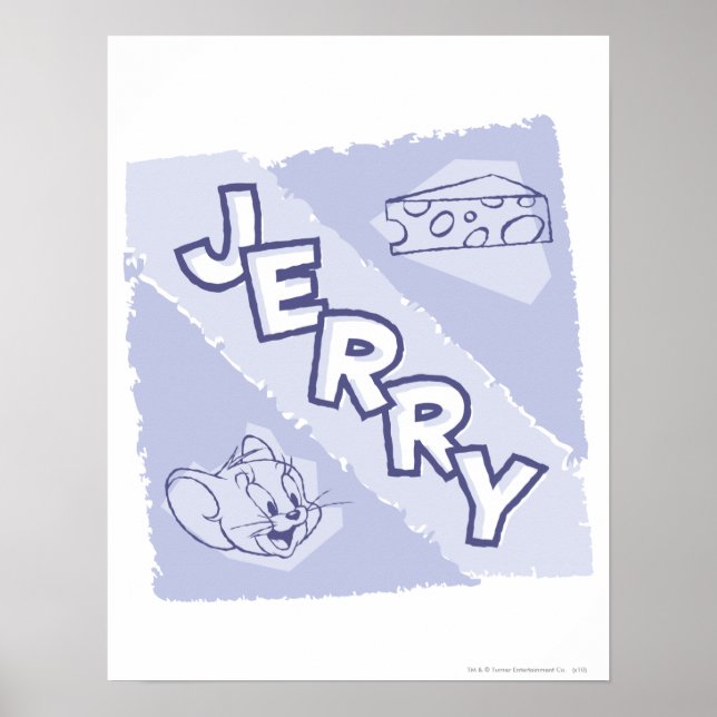 Jerry Blue Cheese Logo Poster (Vorne)