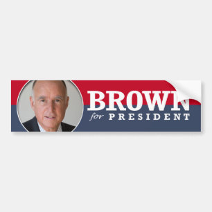 JERRY BROWN 2016 AUTOAUFKLEBER
