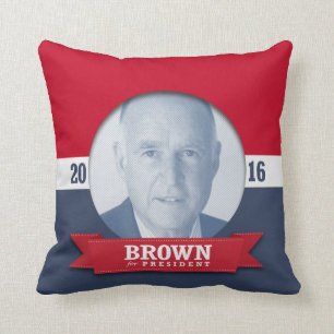 JERRY BROWN 2016 KISSEN