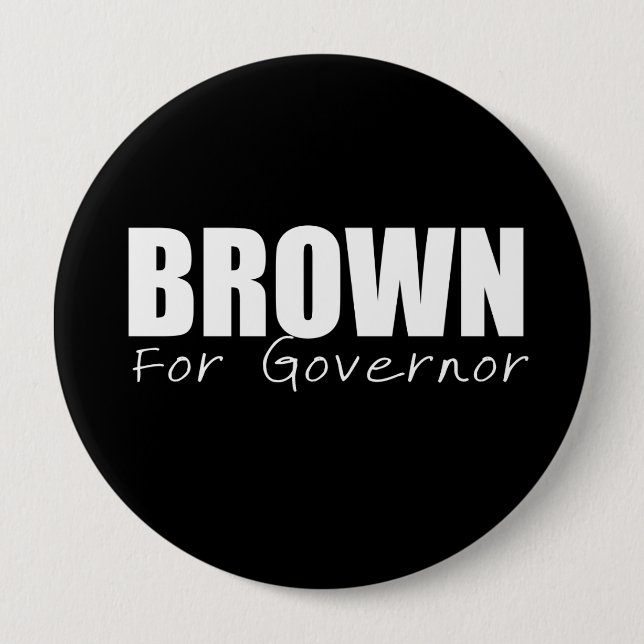 JERRY BROWN BUTTON (Vorderseite)