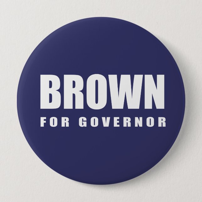 JERRY BROWN BUTTON (Vorderseite)