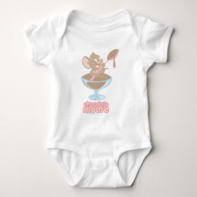 Jerry Chocolate Mouse Baby Strampler (Vorderseite)