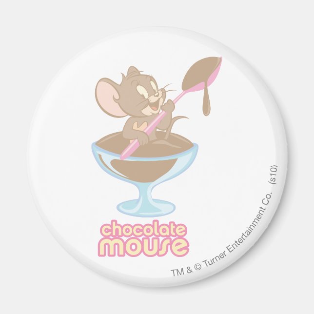Jerry Chocolate Mouse Magnet (Vorne)