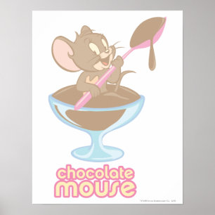 Jerry Chocolate Mouse Poster