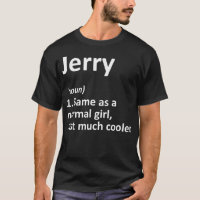 JERRY Definition Personalisiert Name Funny Birthda
