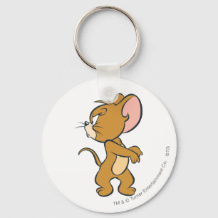Jerry, der zurück gestört schaut schlüsselanhänger