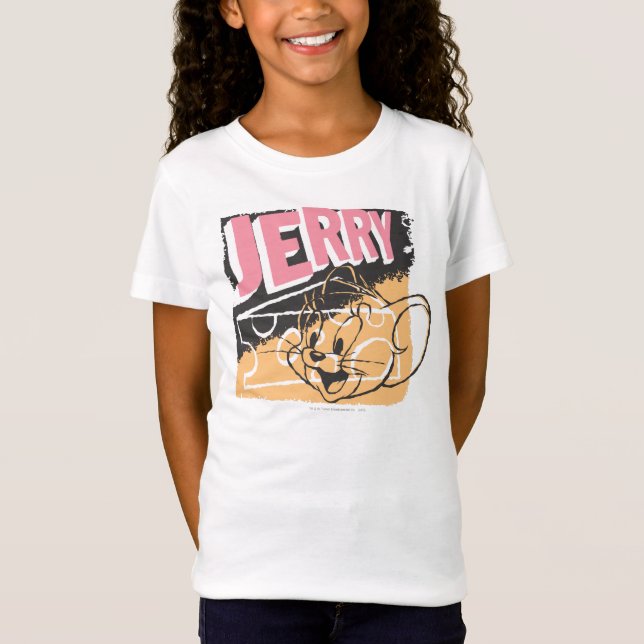 Jerry Face über Käse T-Shirt (Vorderseite)