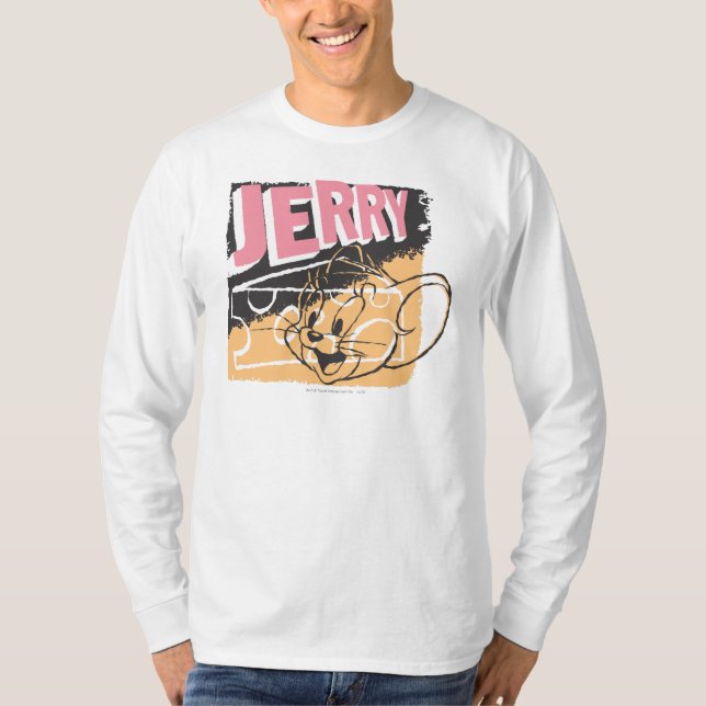Jerry Face über Käse T-Shirt (Vorderseite)