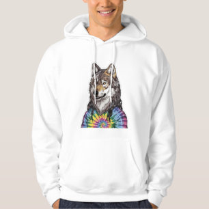 Jerry Garcia wolf Hoodie