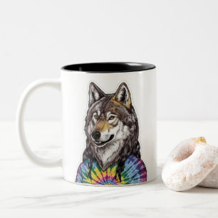 Jerry Garcia wolf Zweifarbige Tasse