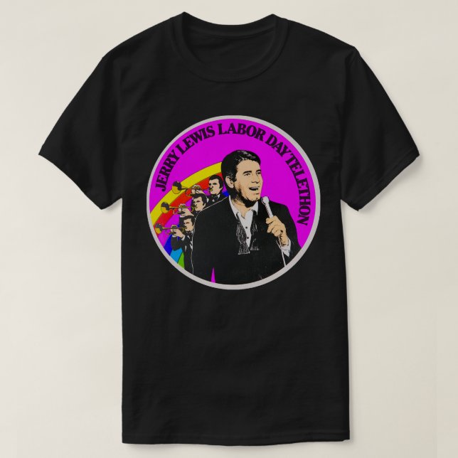 Jerry Lewis Labour Day Telethon T-Shirt (Design vorne)