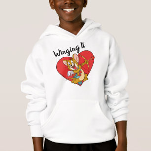 Jerry Mouse als Valentine Cupid Hoodie