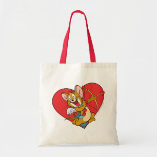 Jerry Mouse als Valentine Cupid Tragetasche