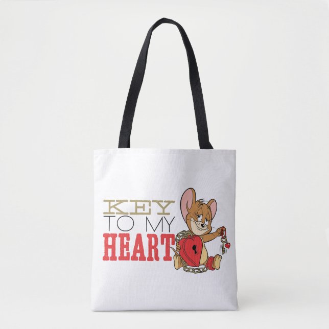 Jerry Mouse "Key to My Heart" Valentine (Vorderseite)