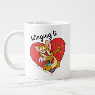 Jerry Mouse verkleidet als Valentine Cupid Jumbo-Tasse