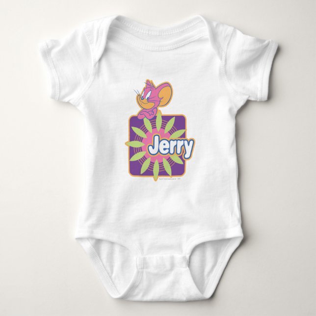 Jerry Neon Mouse Baby Strampler (Vorderseite)