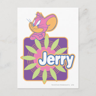 Jerry Neon Mouse Postkarte