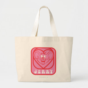 Jerry Pink Hearts Jumbo Stoffbeutel