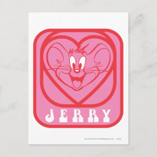 Jerry Pink Hearts Postkarte