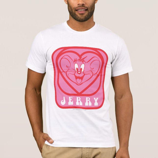 Jerry Pink Hearts T-Shirt (Vorderseite)