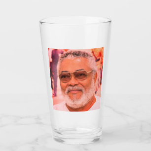 Jerry Rawlings, J.J. Rawlings, Präsident von Ghana Glas